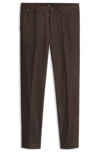 Pantalon à la coupe moderne en tissu stretch chiné - Boss - Modalova