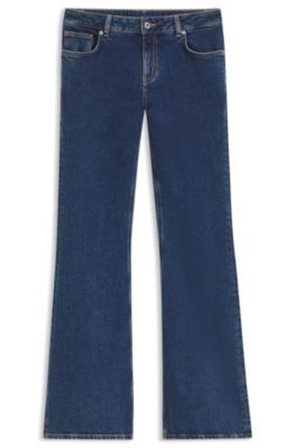 Jean évasé en denim stretch bleu - HUGO - Modalova