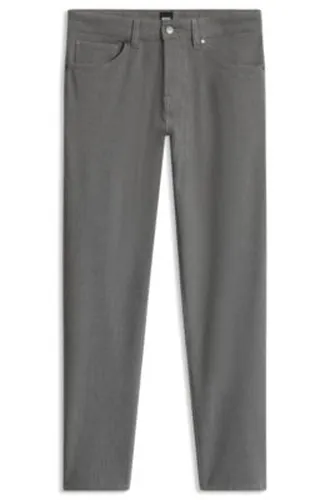 Pantalon Regular en coton stretch mélangé - Boss - Modalova