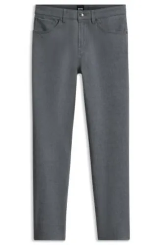 Pantalon Regular en coton stretch mélangé - Boss - Modalova