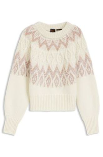 Pull en maille à motif Fair Isle - Boss - Modalova