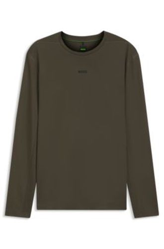 Active T-shirt Slim en maille pointelle stretch - Boss - Modalova