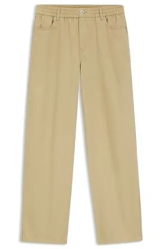 Pantalon coupe décontractée en coton - HUGO - Modalova