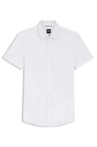 Chemise Slim Fit en jersey stretch performant - Boss - Modalova
