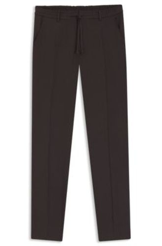 Pantalon coupe fuselée en lin technique lavable - Boss - Modalova