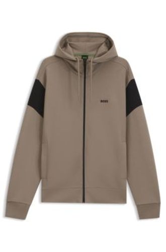Sweat zippé Regular en piqué spacer - Boss - Modalova