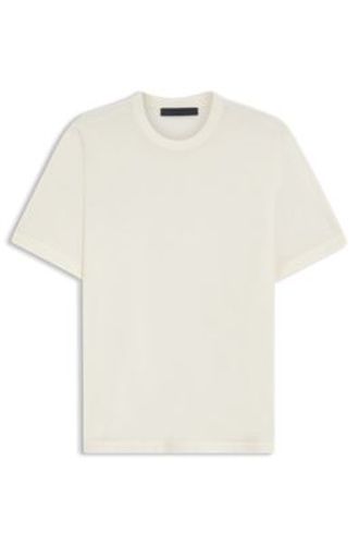 BY BECKHAM T-shirt en maille de laine vierge - Boss - Modalova