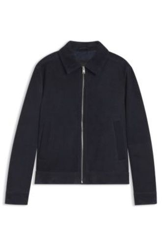 Veste en cuir suédé - Boss - Modalova