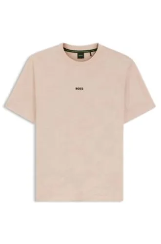 T-shirt en coton à motif jacquard 3D - Boss - Modalova