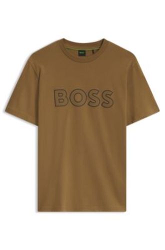 T-shirt en coton à logo - Boss - Modalova