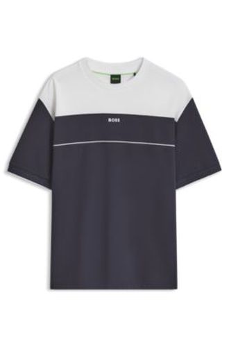 T-shirt en piqué de coton - Boss - Modalova