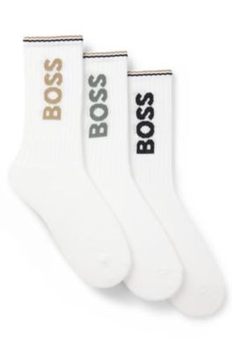 Lot de trois paires de chaussettes mi-hautes - Boss - Modalova