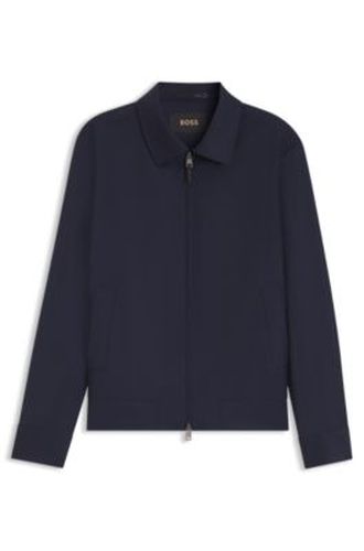 Veste déperlante en laine vierge - Boss - Modalova