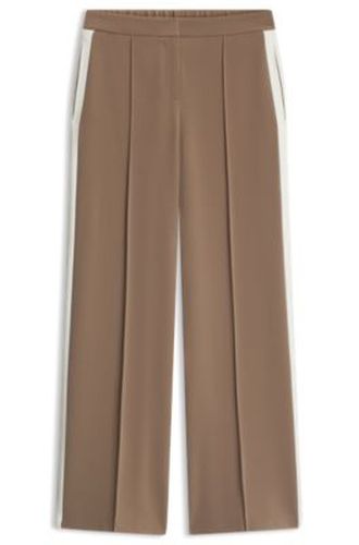 Pantalon Relaxed en crêpe - Boss - Modalova