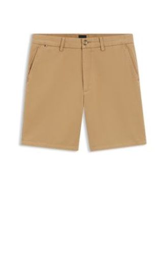 Short Modern en twill de coton stretch surteint - Boss - Modalova