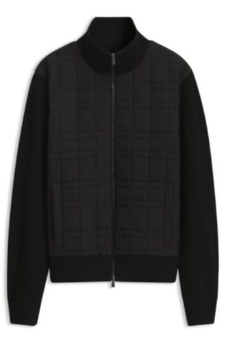 Veste hybride en laine vierge - Boss - Modalova