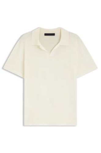 BY BECKHAM polo en maille en laine vierge - Boss - Modalova