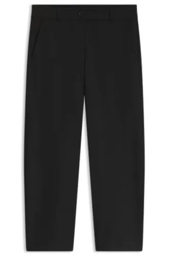 Pantalon Barrel Relaxed en twill stretch - Boss - Modalova