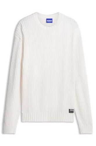 Pull en maille gaufrée - HUGO - Modalova