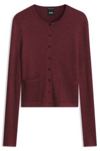 Cardigan en laine mérinos - Boss - Modalova