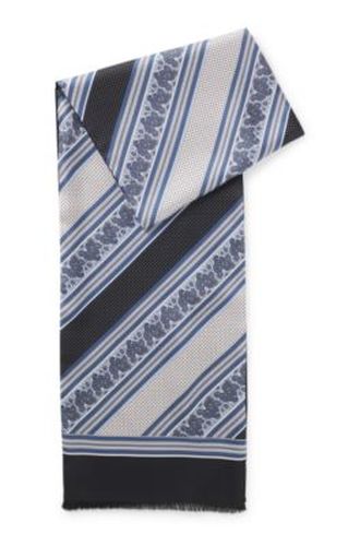 Foulard en soie à motif cachemire - Boss - Modalova