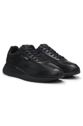 Baskets en cuir à lacets - Boss - Modalova