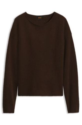 Pull Relaxed en alpaga et laine mélangés - Boss - Modalova