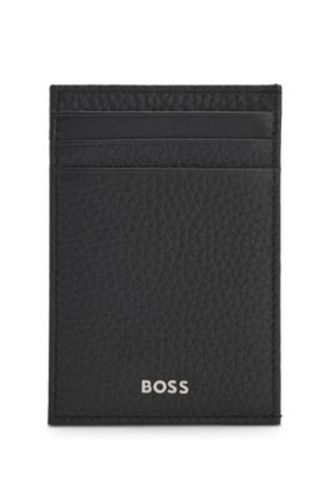 Portefeuille en cuir grainé - Boss - Modalova