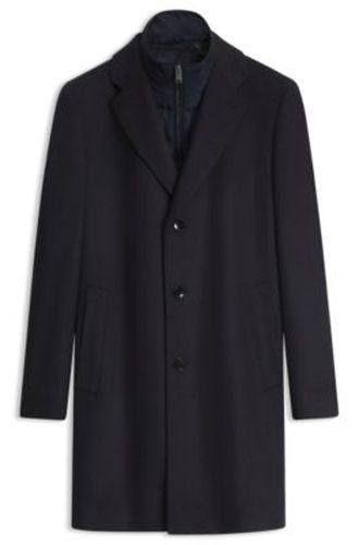 ONE manteau Slim en laine et cachemire - Boss - Modalova