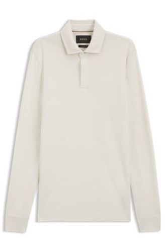 Polo Regular en coton et laine - Boss - Modalova