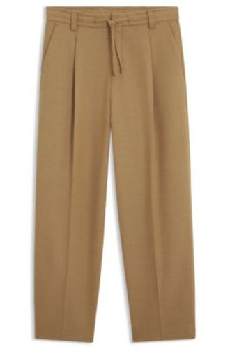 Pantalon Modern en laine mélangée à pinces - HUGO - Modalova