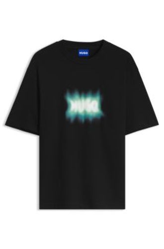 T-shirt en coton à logo imprimé - HUGO - Modalova