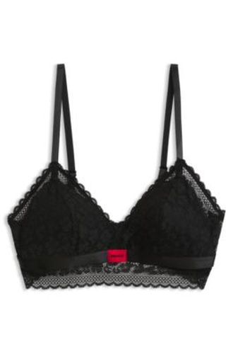 Soutien-gorge triangle en dentelle - HUGO - Modalova