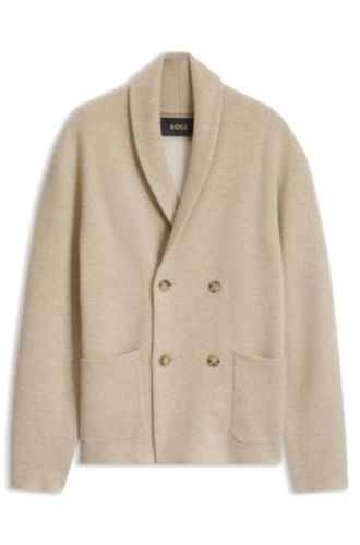 Cardigan Relaxed en cachemire avec col châle - Boss - Modalova