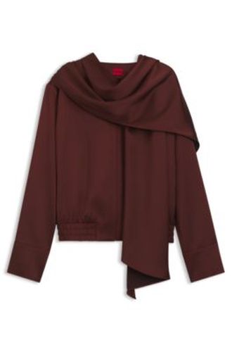 Blazer style bomber avec écharpe détachable - HUGO - Modalova