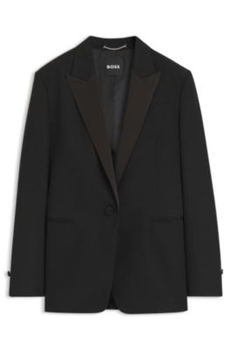 Veste de smoking Regular en laine vierge - Boss - Modalova