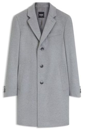 Manteau habillé Slim en laine et cachemire - Boss - Modalova