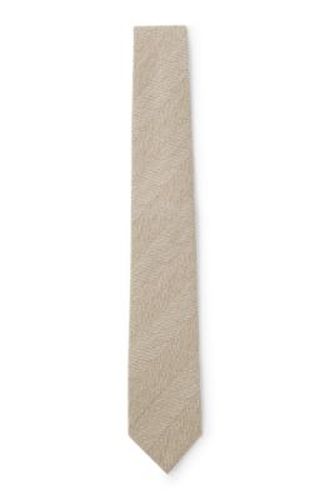 Cravate en jacquard de la plus fine soie italienne, confectionnée à la main - Boss - Modalova