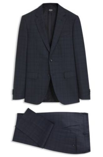 ONE Costume Slim deux pièces en laine vierge à carreaux - Boss - Modalova
