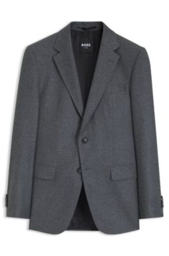 ONE Veste de costume Slim en laine vierge chinée - Boss - Modalova
