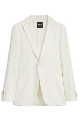 Veste de smoking Slim en velours de coton - Boss - Modalova