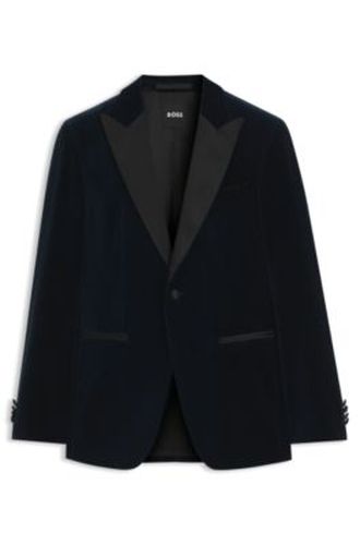 Veste de smoking Slim en velours de coton - Boss - Modalova