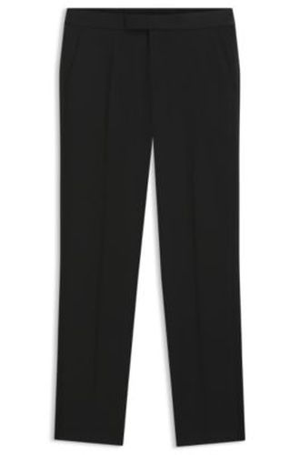 Pantalon de smoking Slim en laine vierge - Boss - Modalova