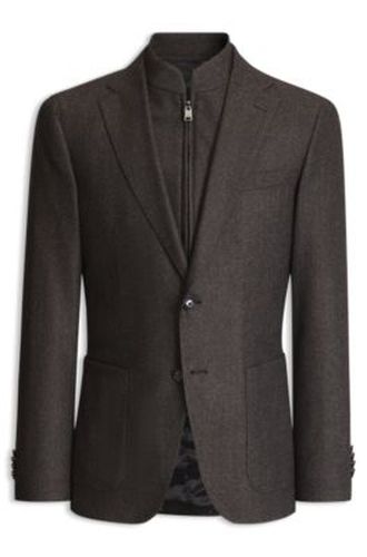Veste Slim avec empiècement intérieur zippé - Boss - Modalova