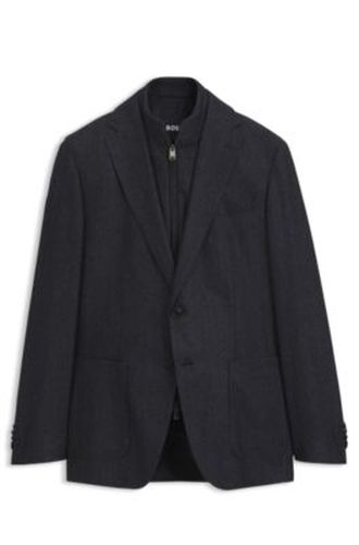 Veste Slim avec empiècement intérieur zippé - Boss - Modalova