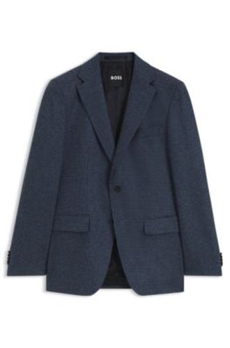 Blazer Slim à motif en mélange de laine et de cachemire - Boss - Modalova