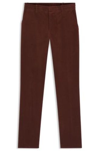 Pantalon Tapered en velours côtelé stretch - Boss - Modalova