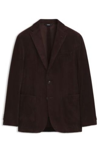 Blazer Slim en mélange de coton et de cachemire - Boss - Modalova