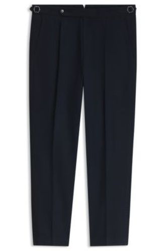 Pantalon fuselé en coton italien à motif - Boss - Modalova