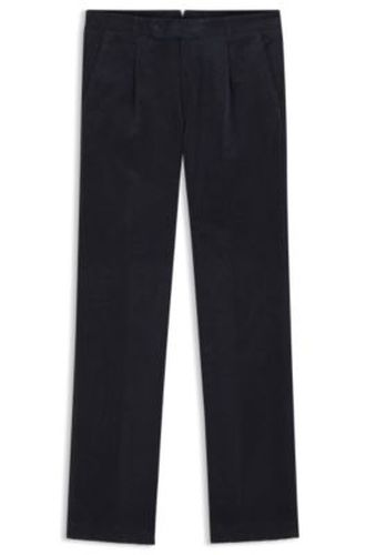 Pantalon Tapered en velours côtelé en tissu italien - Boss - Modalova